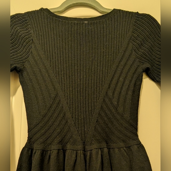 American Eagle Outfitters Black Ribbed Sweater Dress - Picture 6 of 10
